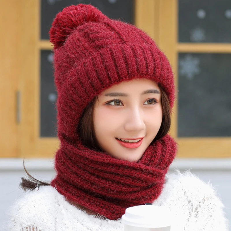 HT2131 зимние аксессуары для женщин, Толстая теплая женская зимняя ...