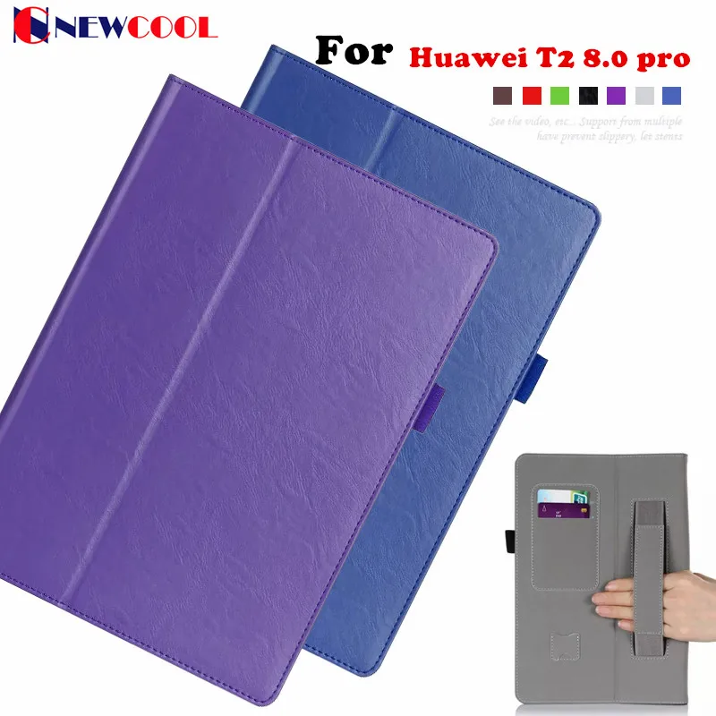 

Magnetic Flip Cover Leather Case For Huawei T2 8 Pro Honor tablet 2 JDN-W09 AL00 8.0 Tablet Case Smart Cover Protective shell