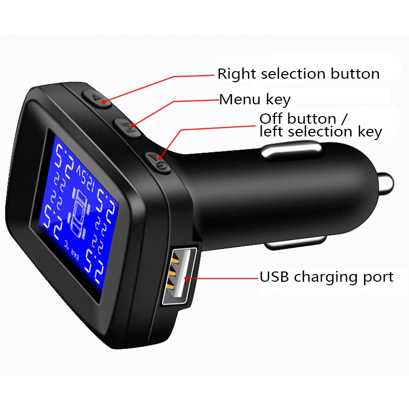 TPMS контроль давления в шинах беспроводной автомобильный Встроенный датчик
