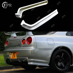 Для Nissan Skyline R34 GTR FRP стекловолокно Nismo задний плюнул Расширение объемная комплект настройки части для R34 волокно Стекло Nismo бампера плюнул