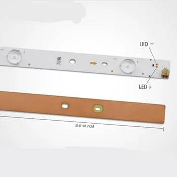 

Original New 5set=15pcs LED strips working for TV Hi sense 32 inch SV0320AK4_Rev09_5LED_150310