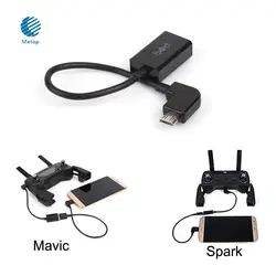 DJI SPARK/DJI Mavic Pro/Air пульт дистанционного управления Преобразование данных кабель USB порт преобразования энергии линии провода для смартфонов