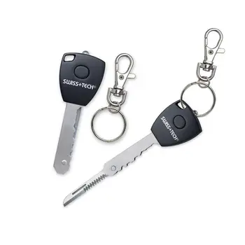 

1PC Swiss EDC Tech Utili-key 5-in-1 Key Ring Multi Tool Kit Set Outdoor Camping Equipment LED Flashlight Screwdriver Keychain