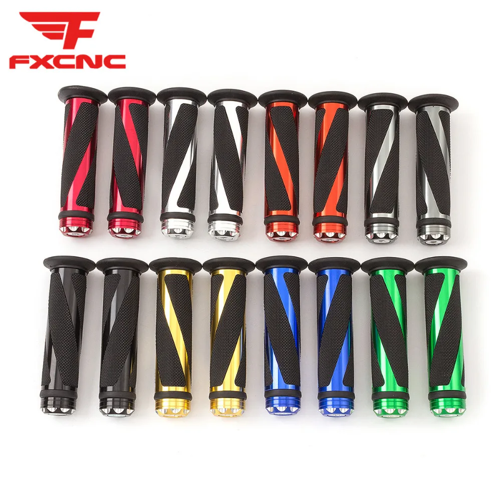 

10 Colors Option Handle Grip Handlebar Grips Handle Bar Motorcycle Motocross 7/8" Rubber Hand Grips Brake Clutch Hands Motorbike