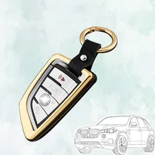 

Alloy Car Key Case Cover Protection Shell for BMW 520 525 f30 f10 F18 118i 320i 1 3 5 7 Series X3 X4 M3 M4 M5 Car Accessories
