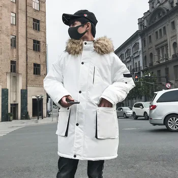

New Fashion Thick Coats Men Fur Jacket Winter Warm Overcoat Men's Jacket Male Warm Winter Parka Clothes