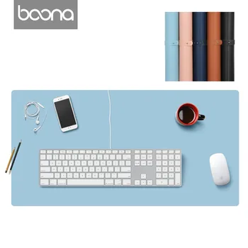 

Boona PU Double Sided Gaming Mouse Pad 90*45/120*60CM L & XL Gamer Mat Solid Color Keyboard Mouse Mat for PC Laptop Anti-Slip