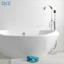 Foyi brand Chrome Single Handle with Switch Free Standing Bath Tub Mixer Faucet Brass with Handheld Shower Tub Mixer Taps Foyi brand Chrome Single Handle with Switch Free Standing Bath Tub Mixer Faucet Brass with Handheld Shower Tub Mixer Taps