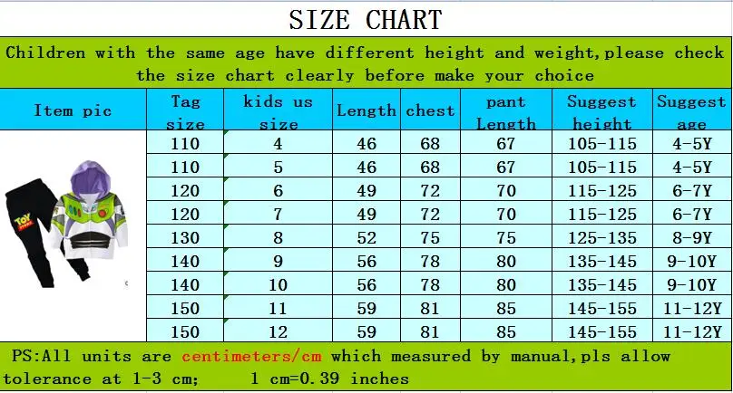 Рождество с героями мультфильма «История игрушек», Базз Лайтер Косплэй детская хлопковая одежда Комплекты для малышей, спортивный костюм для мальчиков и девочек с капюшоном, футболка и штаны, 2 шт./компл. треков