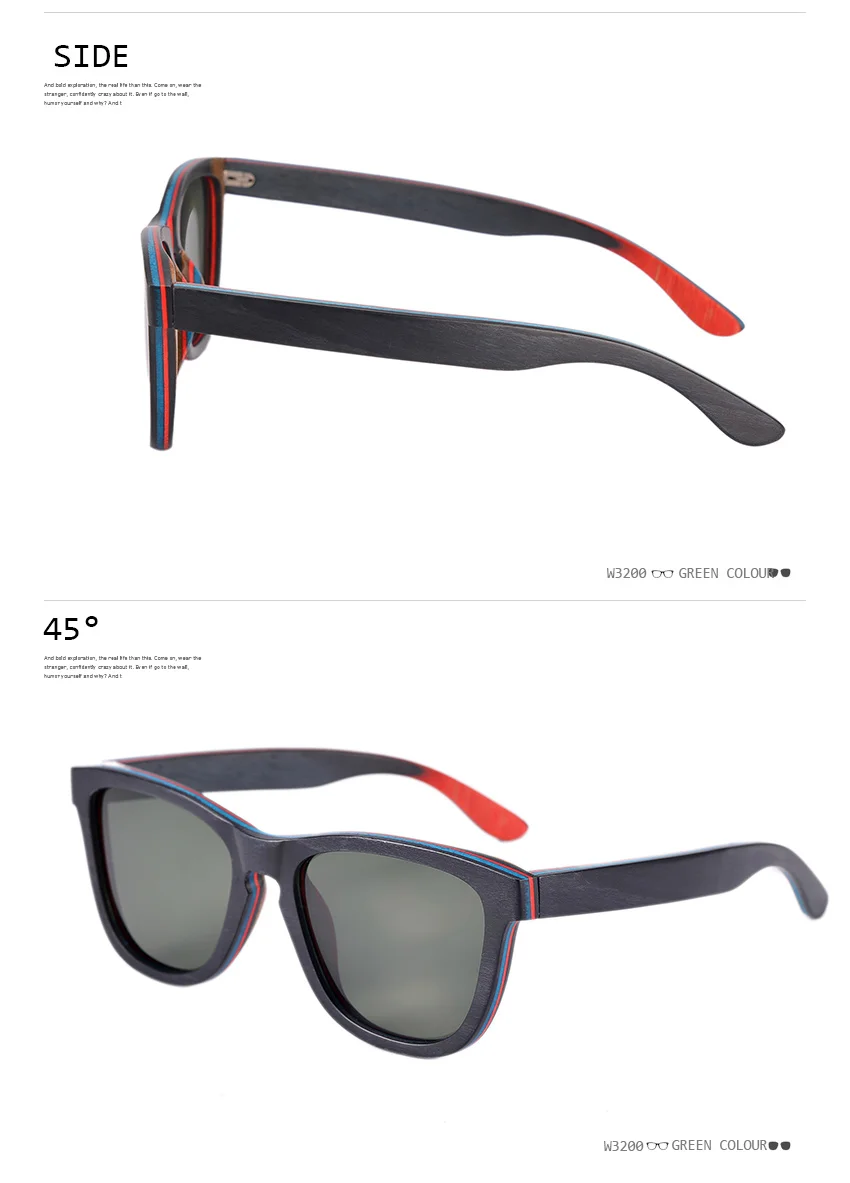 Ласточка фирменный дизайн мужские солнцезащитные очки бамбуковые солнцезащитные очки ручной работы деревянная оправа поляризованные зеркальные линзы классические солнцезащитные очки UV400