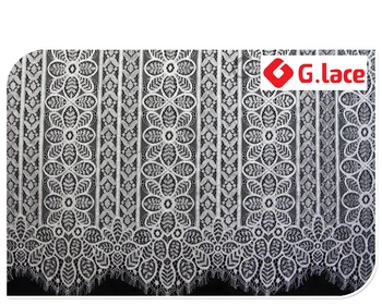 

GLace 3M/Lot 150cm width Lace Fabric Pajama eyelash lace Fabric Wedding dress accessories curtain lace TX062