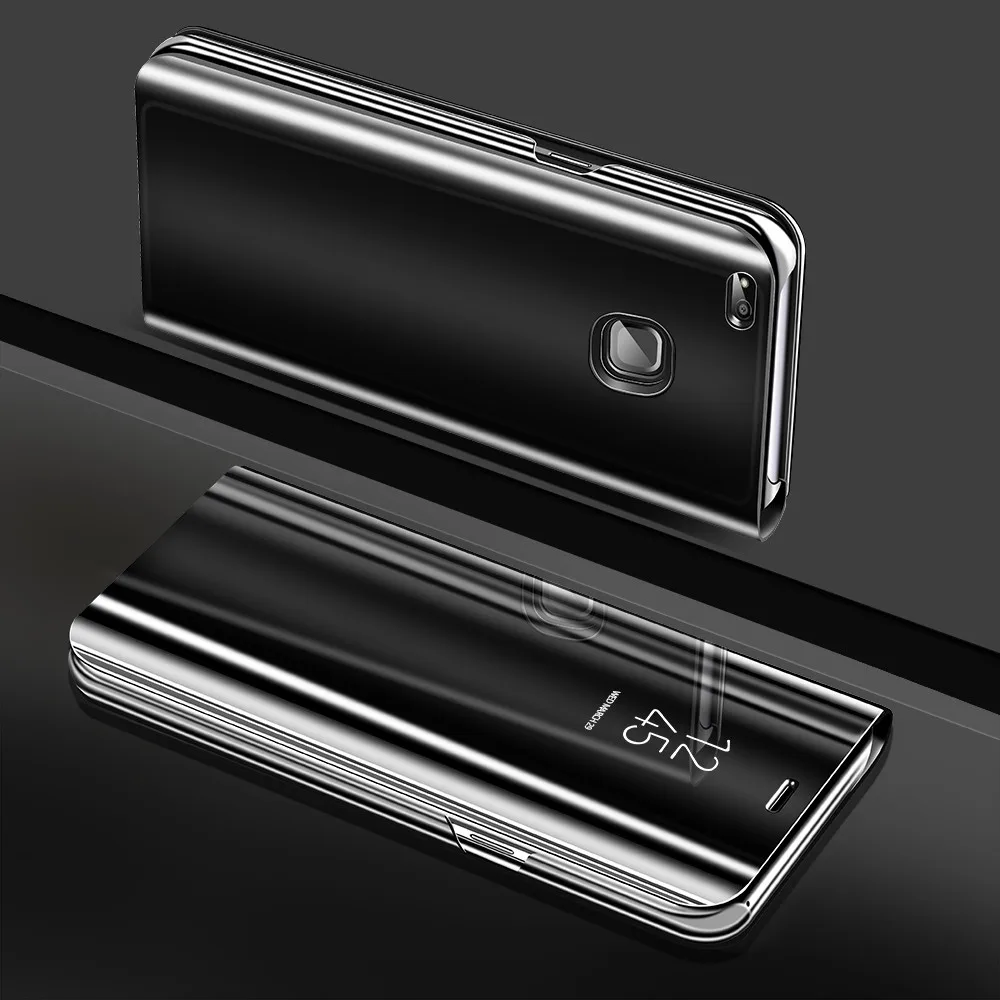 

Luxury Protection Case For Huawei Mate10 Pro P8 P9 P10 lite Mirror Hard Cover For Huawei P9 P10 Plus Smart Sleep Cases