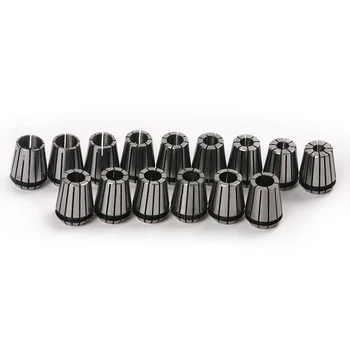 

15Pcs ER25 Collet Tool CNC Collet Chuck Precision Spring Collet Set from 2mm to 16mm For Milling Lathe Tools and Spindle Motor