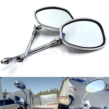 

Universal 10mm motorcycle rear view mirror oval rear view mirror For DUCATI MONSTER M400 M600 M620 M750 M750IE M900