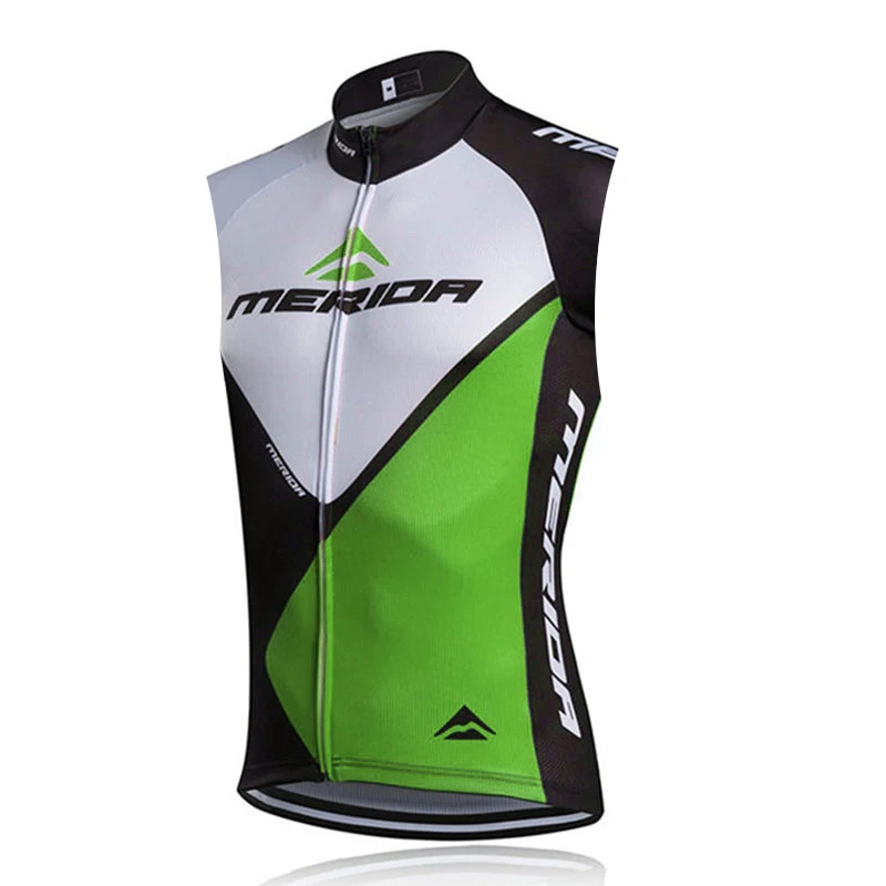 

2018 MERIDA Men Cycling Jersey Team Cycling Sleeveless Shirt Cycling Sportswear Quick-drying Anti-sweat Cycling Clothing D0901