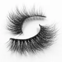 

iflovedekd Natural Crossy 3D Mink Eyelashes Luxury Hand Made Volume Cruelty Free Mink False Eyelashes 3D-05