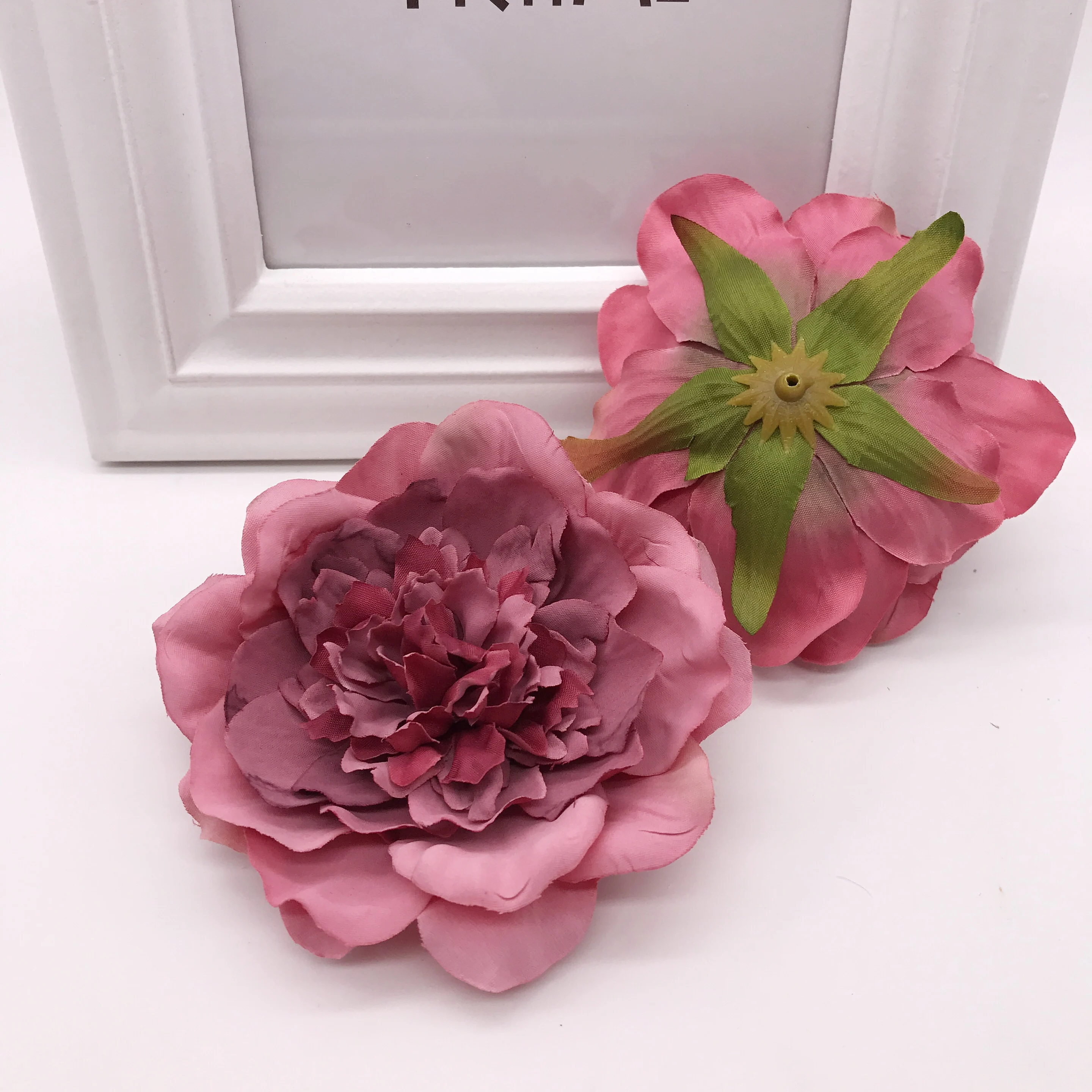 1 шт 10 см Искусственный шёлковый Пион цветок голова для Свадьбы вечерние украшения дома DIY цветок стены Подарочная коробка Скрапбукинг процесс