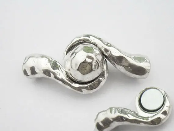 

Strong magnet clasp Round hole magnetic clasp Vortex symbol clasp