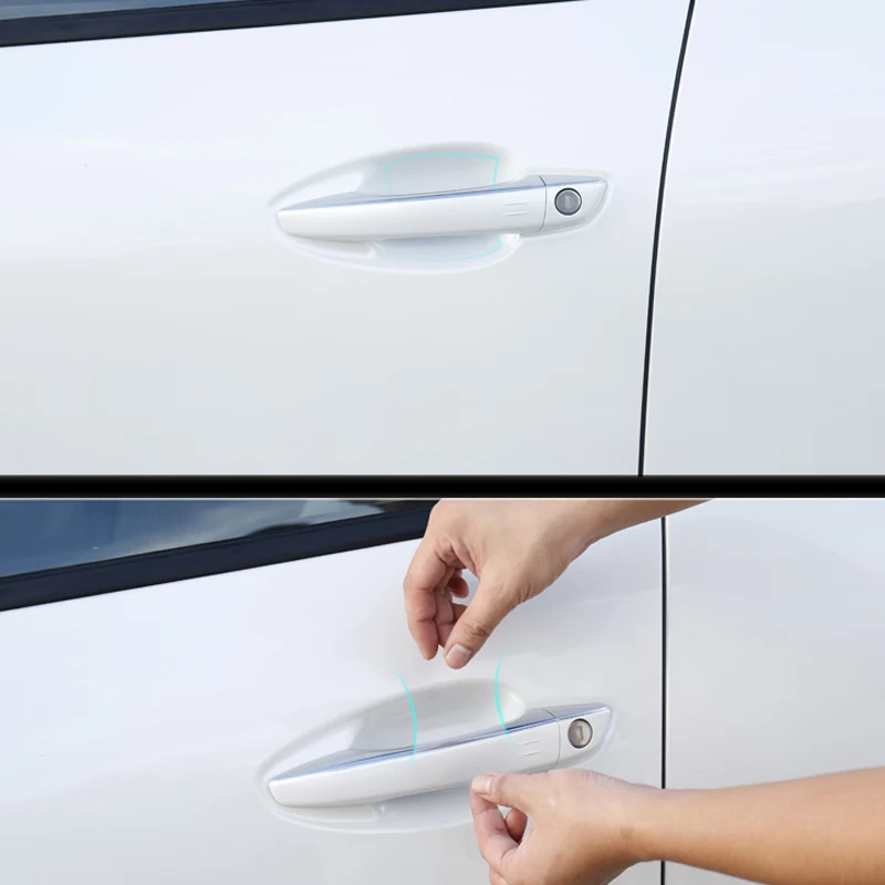 

5pcs/lot Car door Handle Stickers Protection for Audi Q3 Q5 SQ5 Q7 A1 A3 S3 A4 S4 RS4 RS5 A5 A6 S6 C6 C7 S5 A7 S7 A8