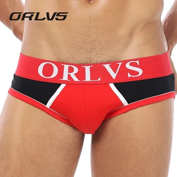

Sexy Male Briefs Men's Underwear ORLVS Brand Shorts Cotton Soft Underpants Slip Comfortable Mens Panties Sexy Tanga Gay Briefs