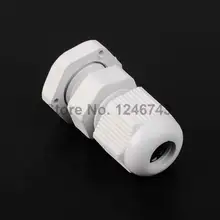 10 шт. PG7 3-6,5 мм водонепроницаемый нейлоновый кабельный ввод без Водонепроницаемая прокладка пластиковый кабельный ввод