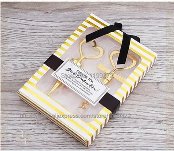 

20sets=40pcs Gold Cheers To A Great Combo Wine Bottle Opener Stopper Corkscrew Set a Pair Heart Shape Wedding Favors Gift