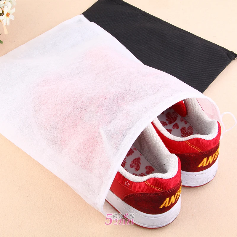 Free Shipping Non woven shoe bag shoes storage bag travel portable