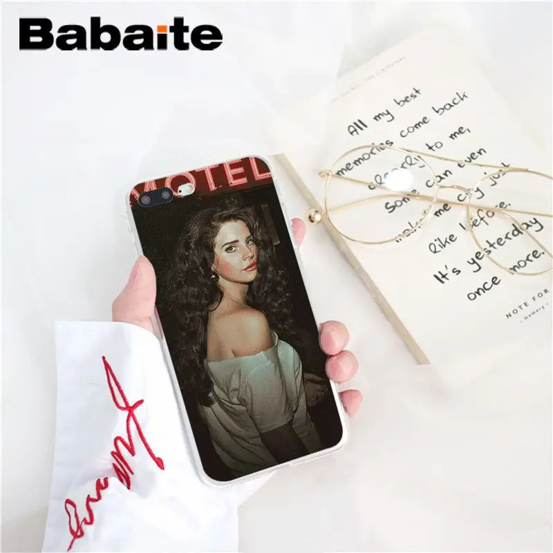 Babaite Lana Del Rey TPU Мягкий силиконовый чехол для телефона iPhone X XS MAX 6 6S 7 7plus 8 8Plus 5 5S XR 10 Чехол - Цвет: A9