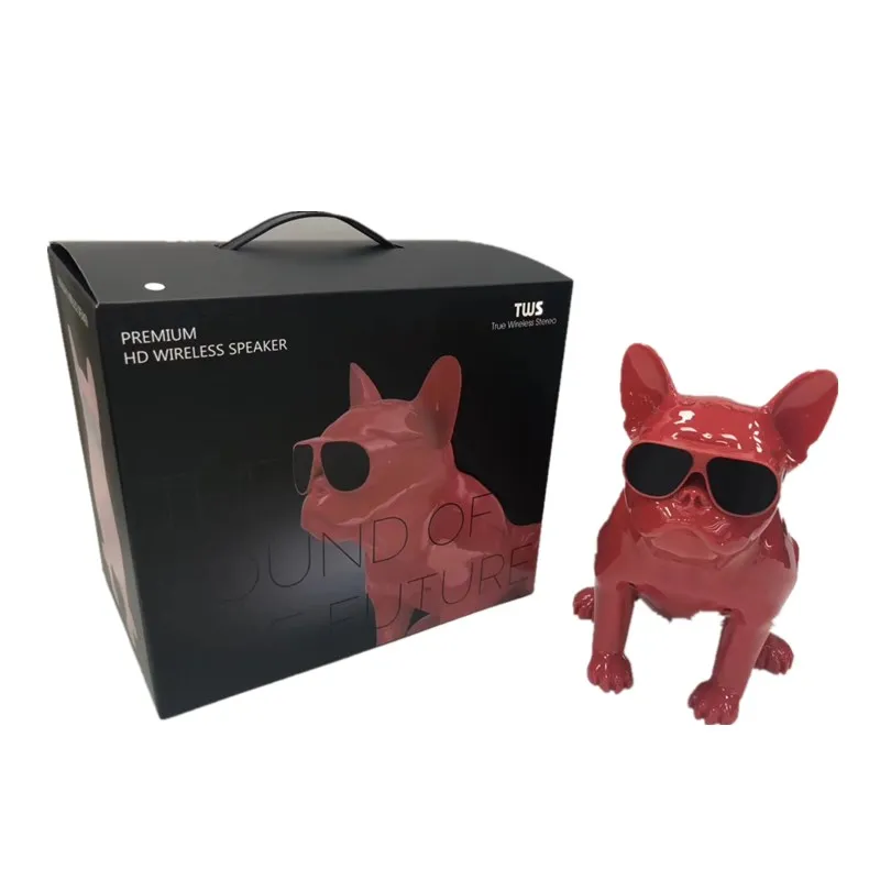 

New Dog Wireless 2000mah Battery Bluetooth Speaker Touch Outdoor personality portable mini dog head portable gift audio