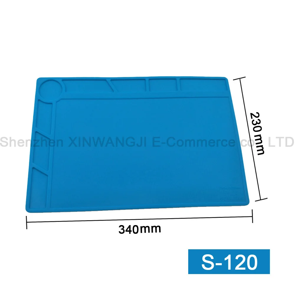 Все виды размер Антистатическая теплоизоляция коврик утолщение силиконовый рабочий коврик Тепловая пушка паяльная станция обслуживание