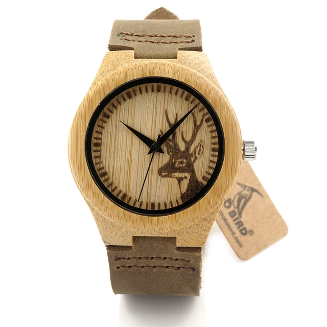 3.5CM/4.1CM BOBO BIRD Brand Men Women Watches Bamboo Wood Famous Quartz Watch Lu 3.5CM/4.1CM BOBO BIRD Brand Men Women Watches Bamboo Wood Famous Quartz Watch Lu