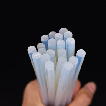 20Pcs/Lot 7mm x 150mm Hot Melt Glue Sticks For Electric Glue Gun Solid Craft Album DIY Repair Tools Hot melt adhesive Gun stick newacalox 20w diy hot melt glue gun with 60pcs 7mm colorful adhesive hot melt glue sticks hobby knife fixed clip for hand tool
