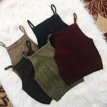 

2018 Hot Women Ladies Fashion Summer Solid Pure Color Vest Top Sleeveless Casual Tank Tops Camis
