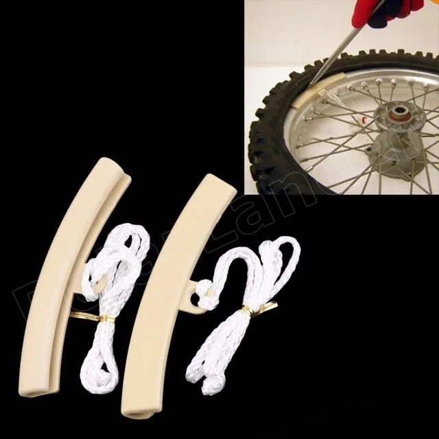 hot sale 2 pcs Motorcycle Wheel Tire Repairing Tool Rim Plastic Edge Protector Saver Tyre Change Tool For all Motorcycles