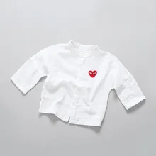 Baby Shirts White Cotton Children Clothing High Quality Boys Girls Blouses Full Sleeve Toddlers Clothes