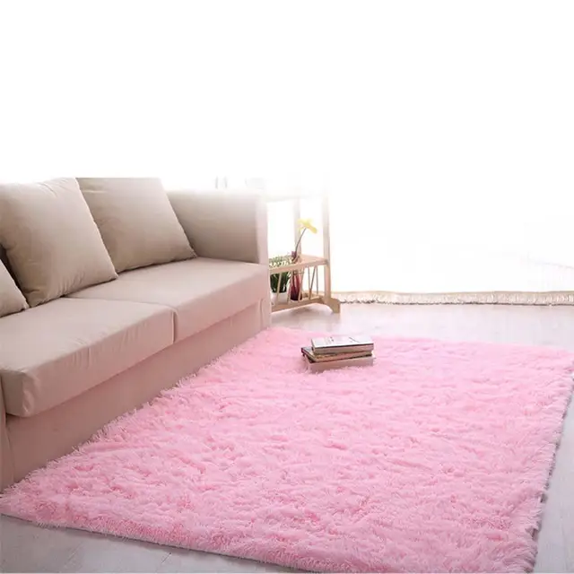 New Fluffy Rug Anti Skiding Gy Area Dining Room Carpet Floor New Fluffy Rug Anti Skiding Gy Area Dining Room Carpet Floor Mat Pink Rugs A609 Pml In From Home Garden On Aliexpress