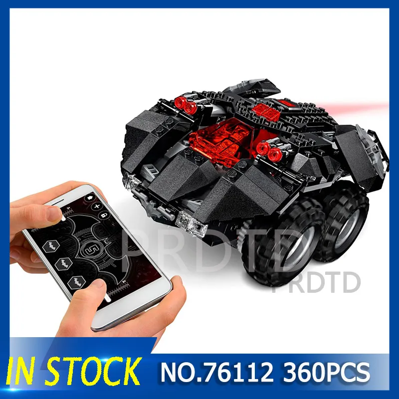 

76112 360PCS App-Controlled Batmobile Building Blocks Bricks Compatible With The Assembled Legoing Educational Christmas Gift