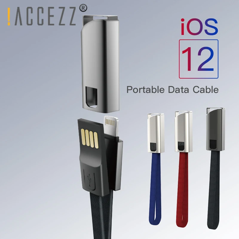 ! ACCEZZ 2.4A кабель для быстрой зарядки и синхронизации данных iPhone X XS MAX XR 8 7 6 6S Plus