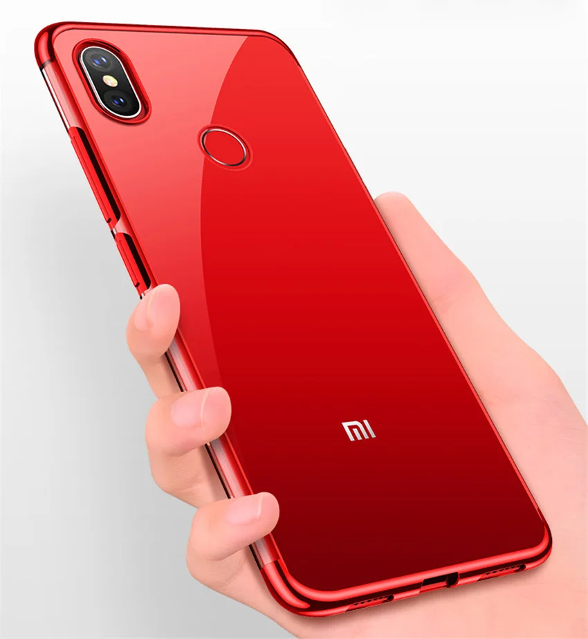 Ultra Thin Soft Transparent TPU Case For Xiaomi mi max 3 clear plating bumper cover for Xiaomi mi max 3 max Phone Case Capa (5)