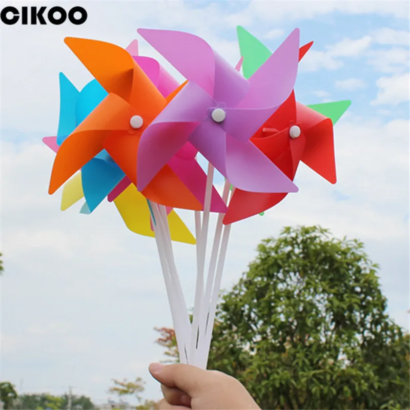 Plastic Wind Spinner Lawn Windmill Party Pinwheel for Kids Toy Patio Lawn /&