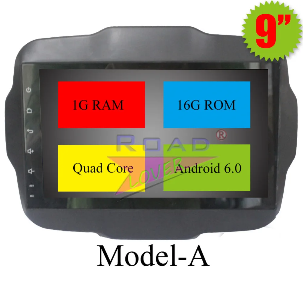 Cheap TOPNAVI Android 6.0 2G+32GB 9" Quad Core Car PC Media Center Player For Jeep Renegade 2016 Stereo GPS Navigation 2Din Video MP4 7