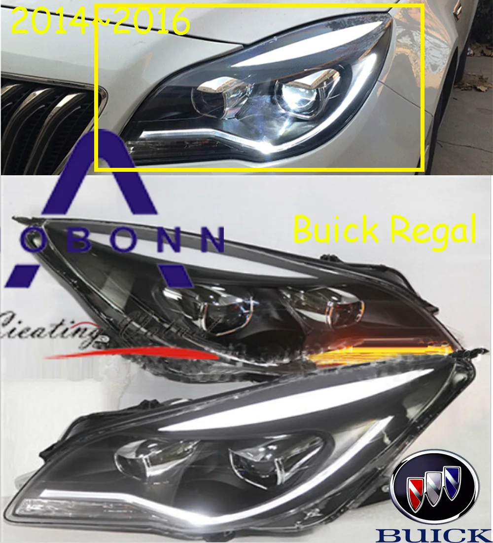 

Regal headlight,2009~2016,Fit for LHD,If RHD need add 200USD,Free ship!Regal fog light,2ps/set+2pcs Ballast; Regal