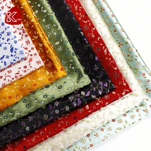 Свежий renshi зерна Небольшой сломанный цветок парча ткань/шелк атлас Ткань/cheongsam наряд hanfu костюм куклы одежда/100 см* 90 см