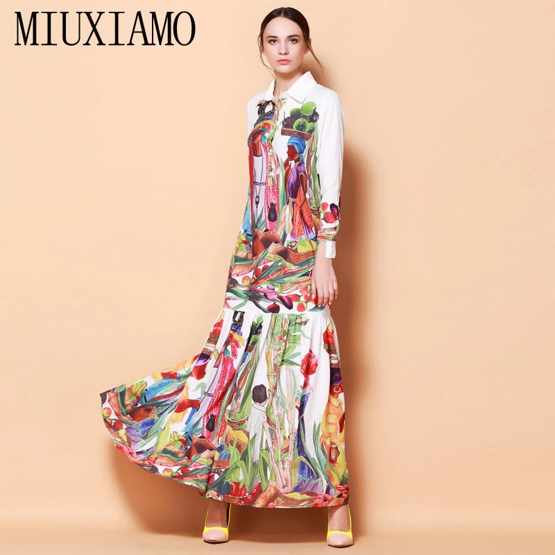 miuximao-2023-primavera-piu-nuova-moda-pista-colletto-rovesciato-maxi-vestito-manica-lunga-da-donna-retro-art-stampato-abito-lungo-di-design