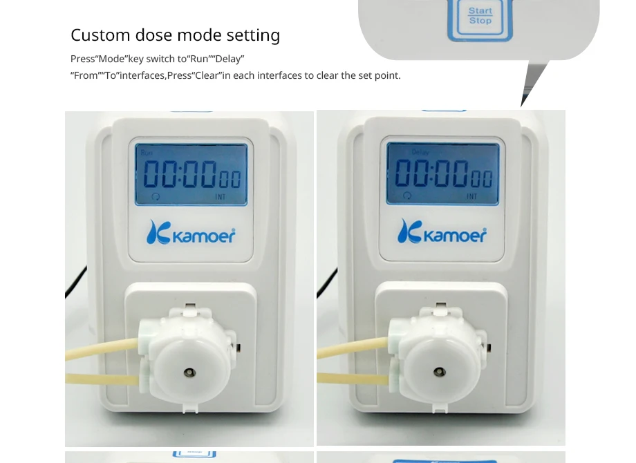 Kamoer KSP-F01A Регулируемый перистальтический насос(lcd, регулируемый, высокая точность, Малый перистальтический насос, жидкостный насос