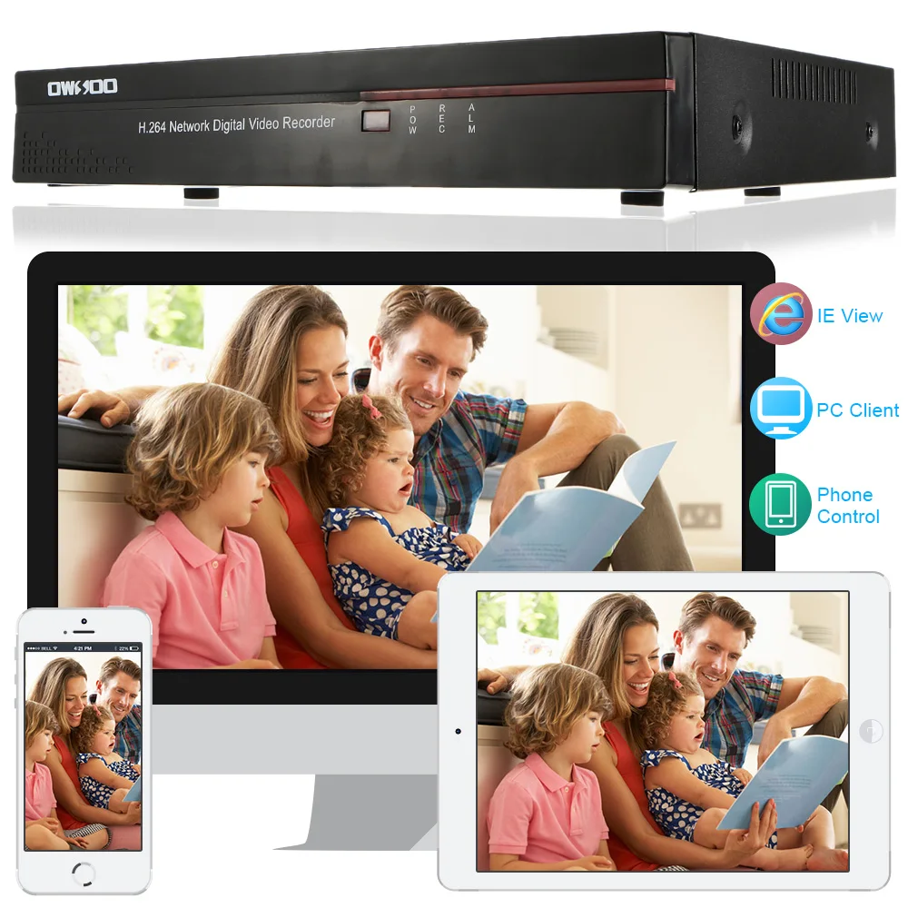 OWSOO 960H/D1 CCTV DVR 8CH с жестким диском ТБ Seagate H.264 P2P облачная сеть 8Ch регистратор