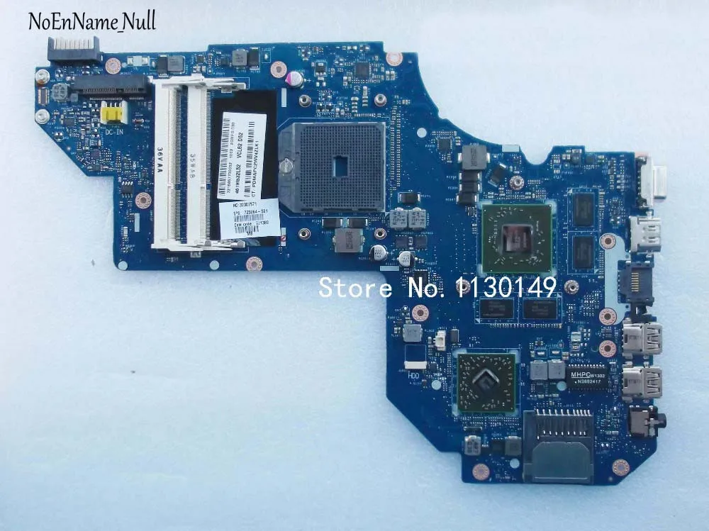 

725064-001 FREE SHIPPING 725064-501 For envy M6 Laptop Motherboard Mainboard for HP QCL51 LA-8712P tested well