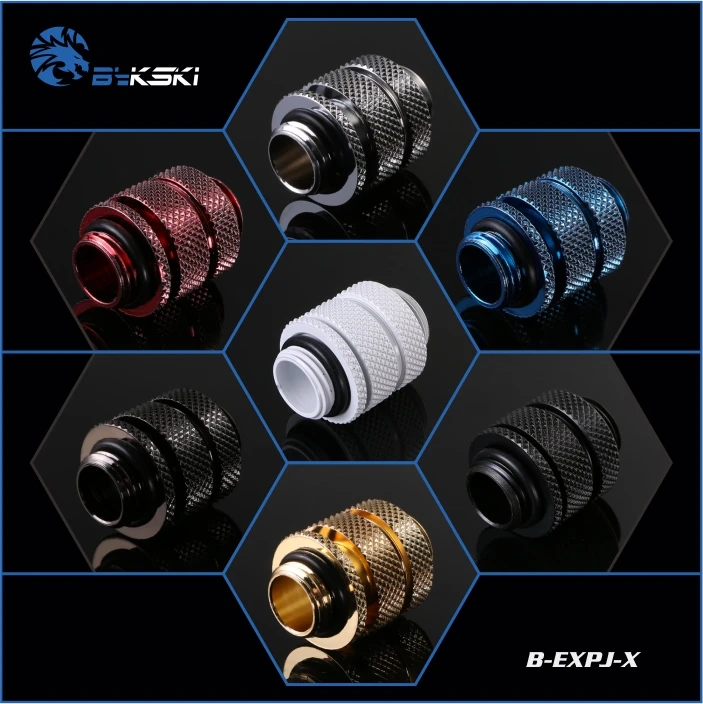 

Bykski B-EXPJ-X, 16-22mm Male To Male Variable Length Fittings, Multiple Color G1/4 Male To Male Fittings, For SLI CF
