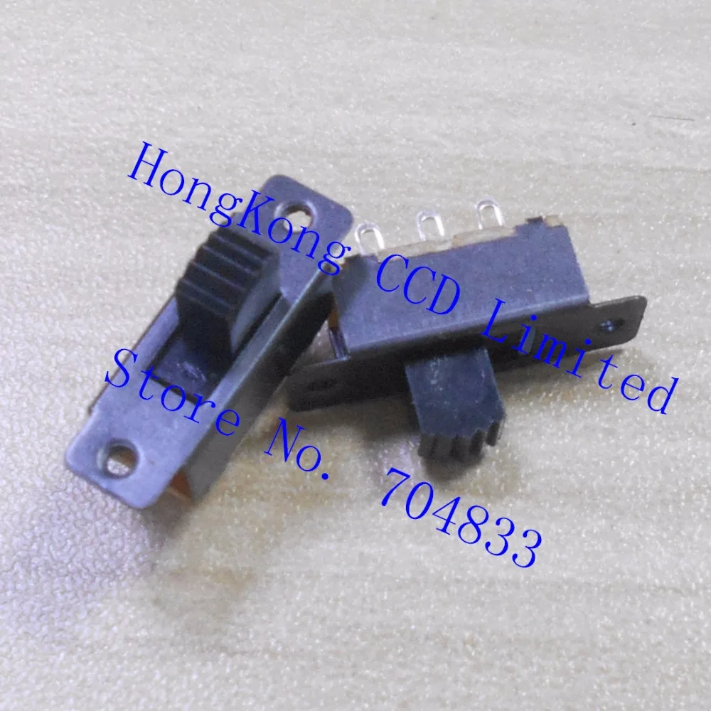 10 шт./лот SS12F25G6 высота ручки 6 мм 1P2T 3 pin 2 переключатель передач с винтовым