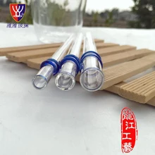 Ручная работа соломинки фруктовый сок тубулари стеклянная пипетка йогурт Соя-бобы молочная соломинка круг разноцветный присоска бар